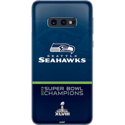 NFL Seattle Seahawks Super Bowl XLVIII Galaxy S10e Skin