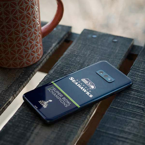 NFL Seattle Seahawks Super Bowl XLVIII Galaxy S10e Skin