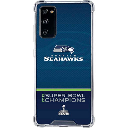 NFL Seattle Seahawks Super Bowl XLVIII Galaxy S20 FE Clear Case