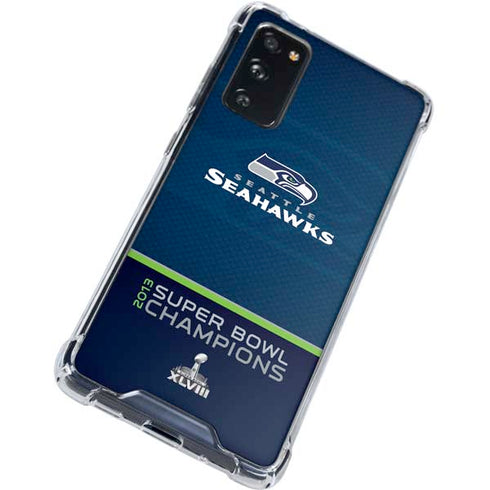 NFL Seattle Seahawks Super Bowl XLVIII Galaxy S20 FE Clear Case