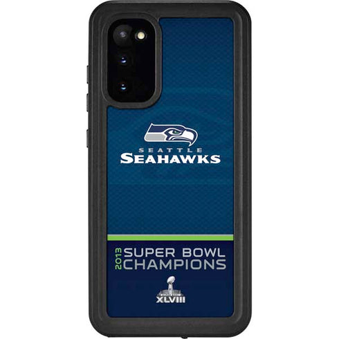 NFL Seattle Seahawks Super Bowl XLVIII Galaxy S20 Waterproof Case