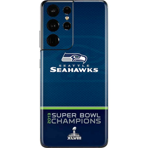 NFL Seattle Seahawks Super Bowl XLVIII Galaxy S21 Ultra 5G Skin