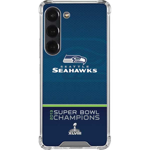 NFL Seattle Seahawks Super Bowl XLVIII Galaxy S23 Clear Case