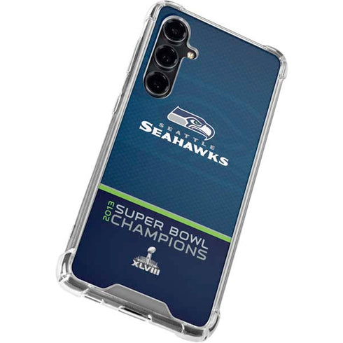 NFL Seattle Seahawks Super Bowl XLVIII Galaxy S23 FE Clear Case