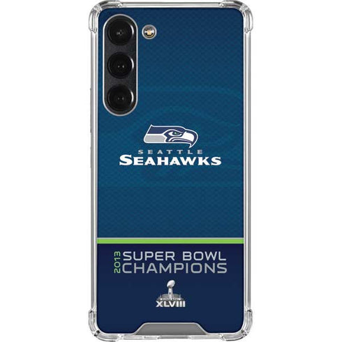 NFL Seattle Seahawks Super Bowl XLVIII Galaxy S23 Plus Clear Case