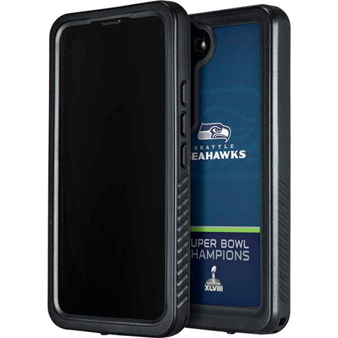 NFL Seattle Seahawks Super Bowl XLVIII Galaxy S23 Plus Waterproof Case