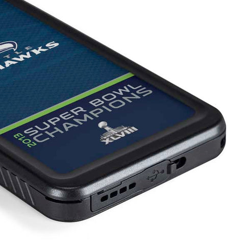 NFL Seattle Seahawks Super Bowl XLVIII Galaxy S23 Plus Waterproof Case