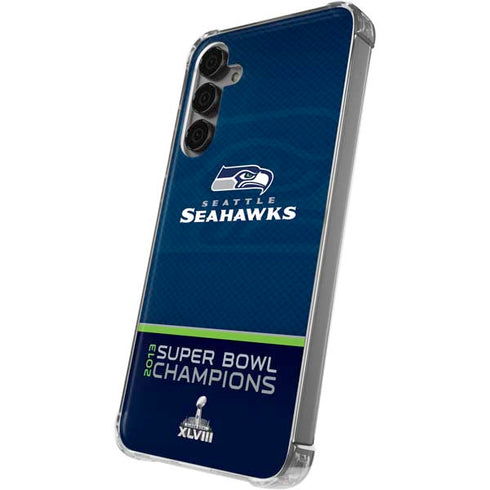 NFL Seattle Seahawks Super Bowl XLVIII Galaxy S24 Plus Clear Case