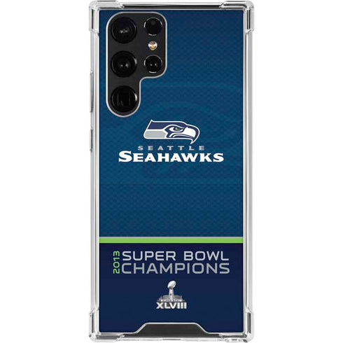 NFL Seattle Seahawks Super Bowl XLVIII Galaxy S24 Ultra Clear Case