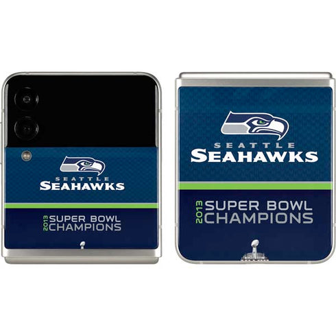 NFL Seattle Seahawks Super Bowl XLVIII Galaxy Z Flip3 5G Skin