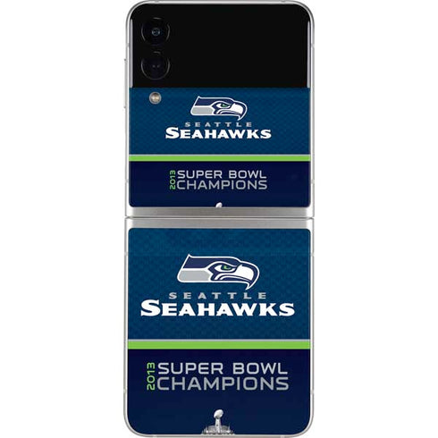 NFL Seattle Seahawks Super Bowl XLVIII Galaxy Z Flip3 5G Skin
