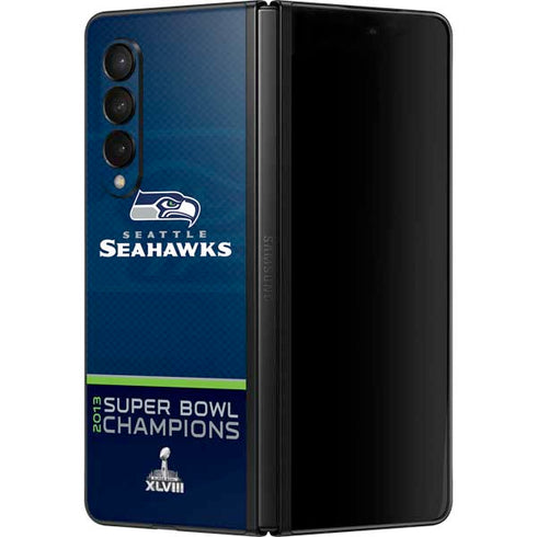 NFL Seattle Seahawks Super Bowl XLVIII Galaxy Z Fold3 5G Skin