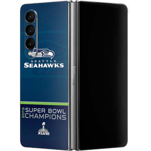 NFL Seattle Seahawks Super Bowl XLVIII Galaxy Z Fold4 5G Skin