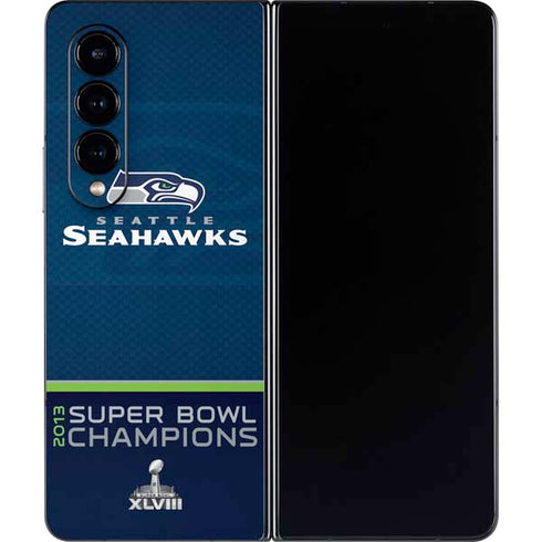 NFL Seattle Seahawks Super Bowl XLVIII Galaxy Z Fold4 5G Skin