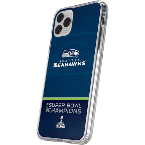 NFL Seattle Seahawks Super Bowl XLVIII iPhone 11 Pro Clear Case