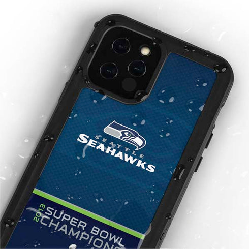 NFL Seattle Seahawks Super Bowl XLVIII iPhone 12 Pro Waterproof Case
