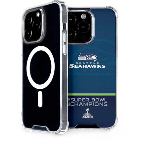 NFL Seattle Seahawks Super Bowl XLVIII iPhone 13 Pro MagSafe Case
