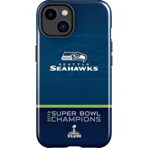 NFL Seattle Seahawks Super Bowl XLVIII iPhone 14 Plus Impact Case