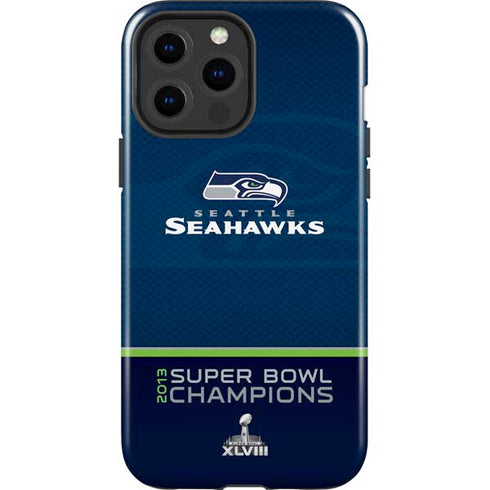 NFL Seattle Seahawks Super Bowl XLVIII iPhone 15 Pro Max Impact Case