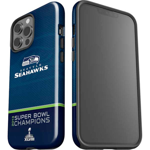 NFL Seattle Seahawks Super Bowl XLVIII iPhone 15 Pro Max Impact Case