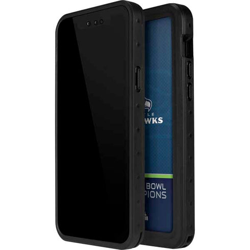 NFL Seattle Seahawks Super Bowl XLVIII iPhone 14 Pro Max Waterproof Case
