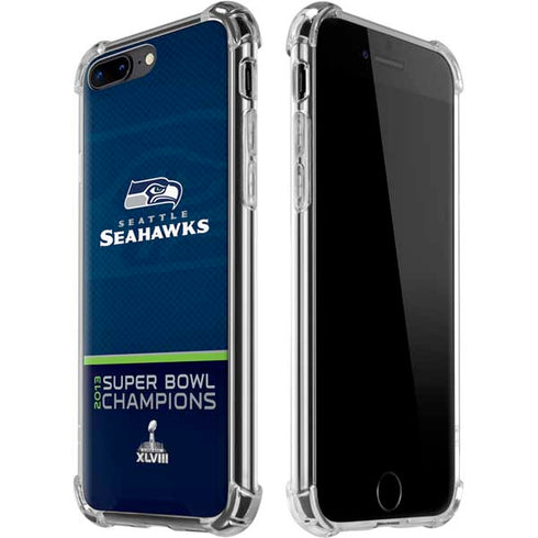 NFL Seattle Seahawks Super Bowl XLVIII iPhone 7/8 Plus Clear Case