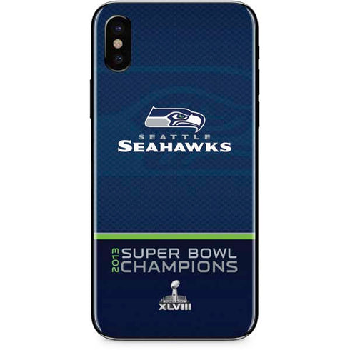 NFL Seattle Seahawks Super Bowl XLVIII iPhone XS Skin