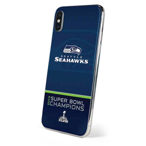 NFL Seattle Seahawks Super Bowl XLVIII iPhone XS Skin