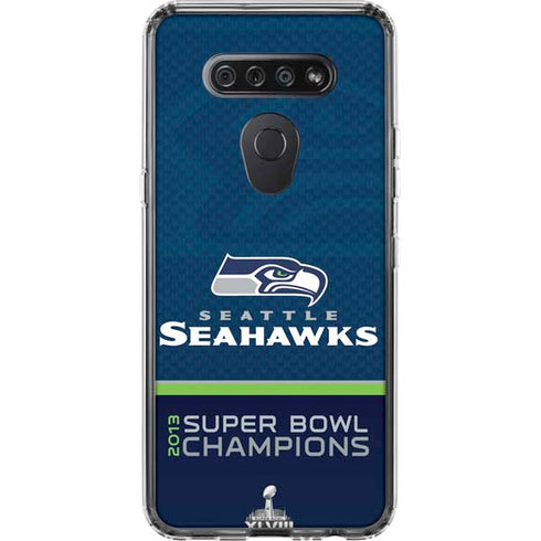 NFL Seattle Seahawks Super Bowl XLVIII LG K51/Q51 Clear Case
