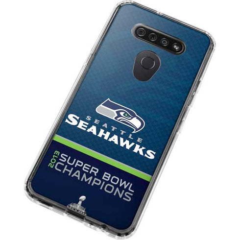 NFL Seattle Seahawks Super Bowl XLVIII LG K51/Q51 Clear Case