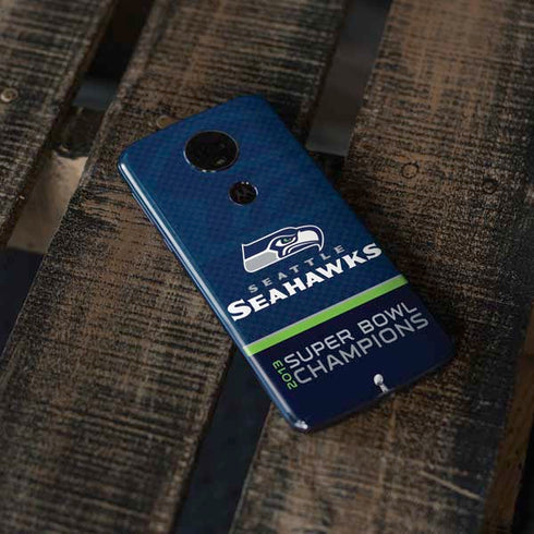 NFL Seattle Seahawks Super Bowl XLVIII Moto E5 Plus Skin