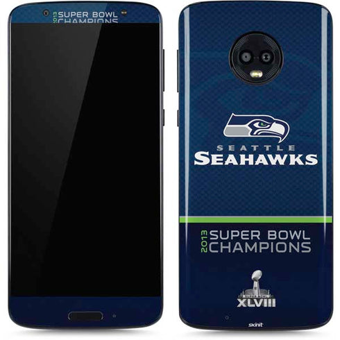 NFL Seattle Seahawks Super Bowl XLVIII Moto G6 Skin