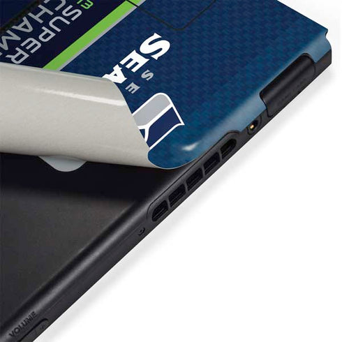 NFL Seattle Seahawks Super Bowl XLVIII Nintendo Switch Bundle Skin