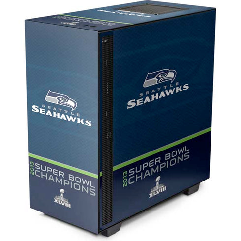 NFL Seattle Seahawks Super Bowl XLVIII NZXT H510 Compact ATX Mid-Tower Case Skin