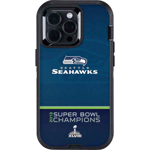 NFL Seattle Seahawks Super Bowl XLVIII Otterbox Defender iPhone Skin
