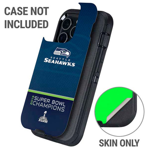 NFL Seattle Seahawks Super Bowl XLVIII Otterbox Defender iPhone Skin