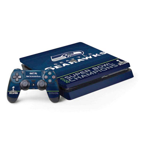 NFL Seattle Seahawks Super Bowl XLVIII PS4 Slim Bundle Skin