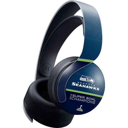NFL Seattle Seahawks Super Bowl XLVIII PULSE 3D Wireless Headset for PS5 Skin