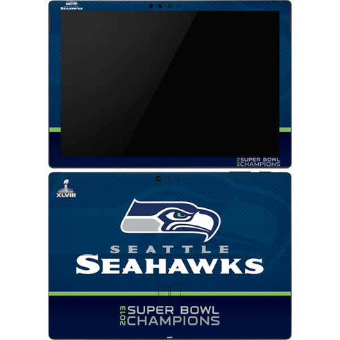 NFL Seattle Seahawks Super Bowl XLVIII Surface Pro 6 Skin
