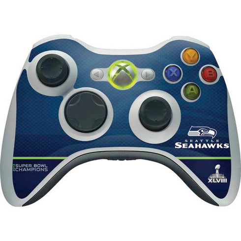 NFL Seattle Seahawks Super Bowl XLVIII Xbox 360 Wireless Controller Skin