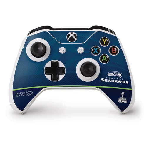NFL Seattle Seahawks Super Bowl XLVIII Xbox One S Controller Skin