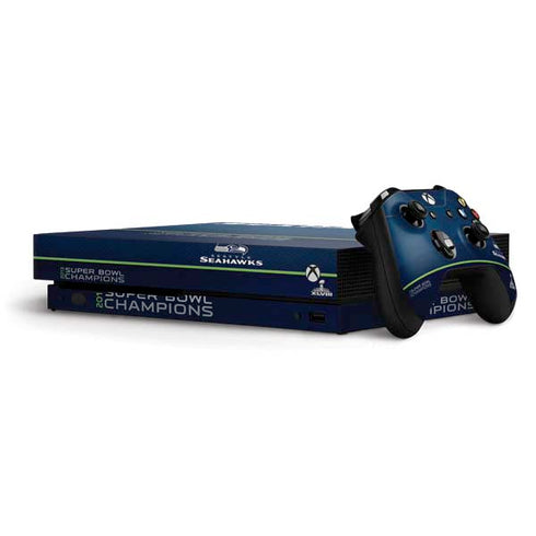 NFL Seattle Seahawks Super Bowl XLVIII Xbox One X Bundle Skin