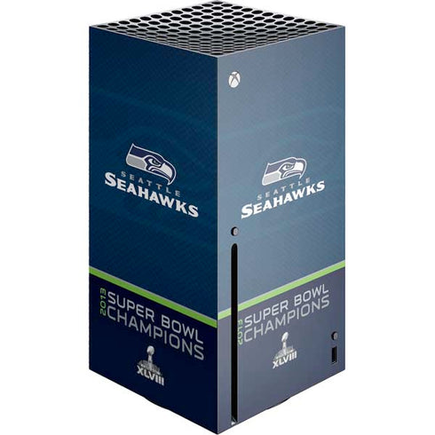 NFL Seattle Seahawks Super Bowl XLVIII Xbox Series X Console Skin