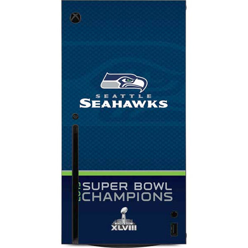 NFL Seattle Seahawks Super Bowl XLVIII Xbox Series X Console Skin