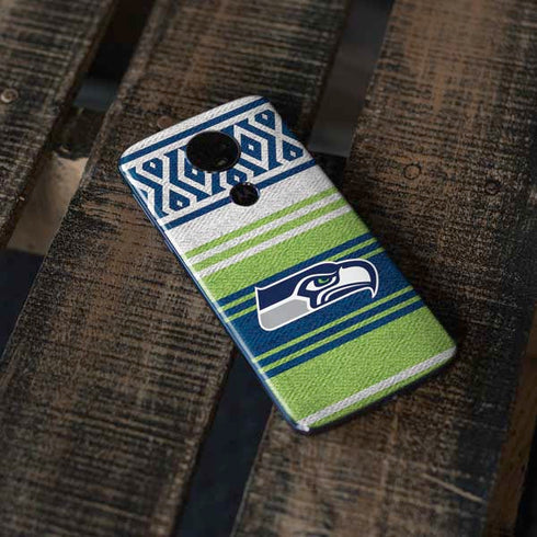 NFL Seattle Seahawks Trailblazer Moto E5 Plus Skin