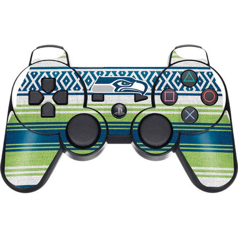 NFL Seattle Seahawks Trailblazer PS3 Dual Shock wireless controller Skin