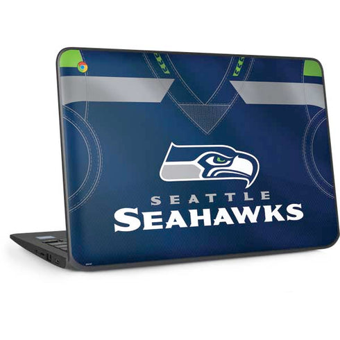 NFL Seattle Seahawks Team Jersey HP Chromebook Skin