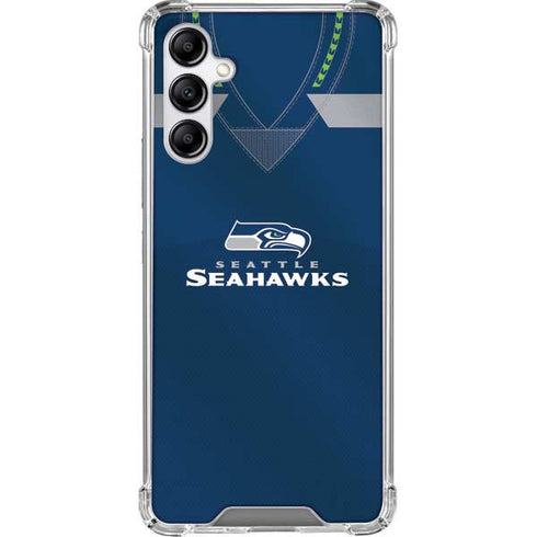 NFL Seattle Seahawks Team Jersey Galaxy A14 5G Clear Case