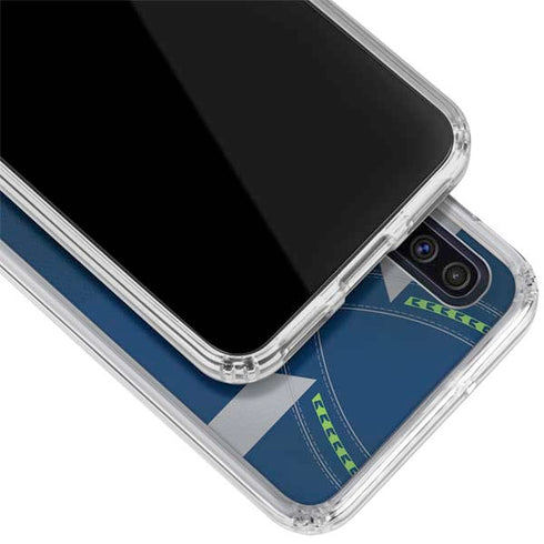 NFL Seattle Seahawks Team Jersey Galaxy A50 Clear Case