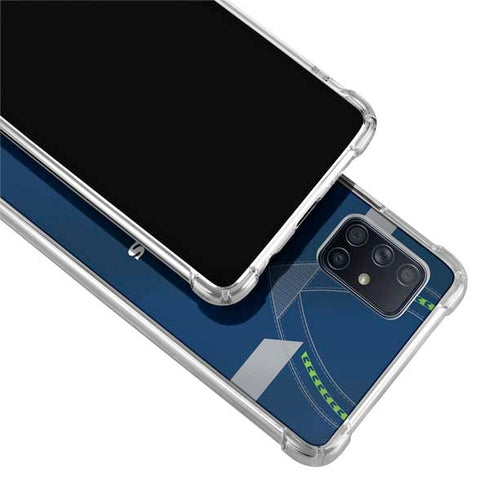 NFL Seattle Seahawks Team Jersey Galaxy A51 5G Clear Case